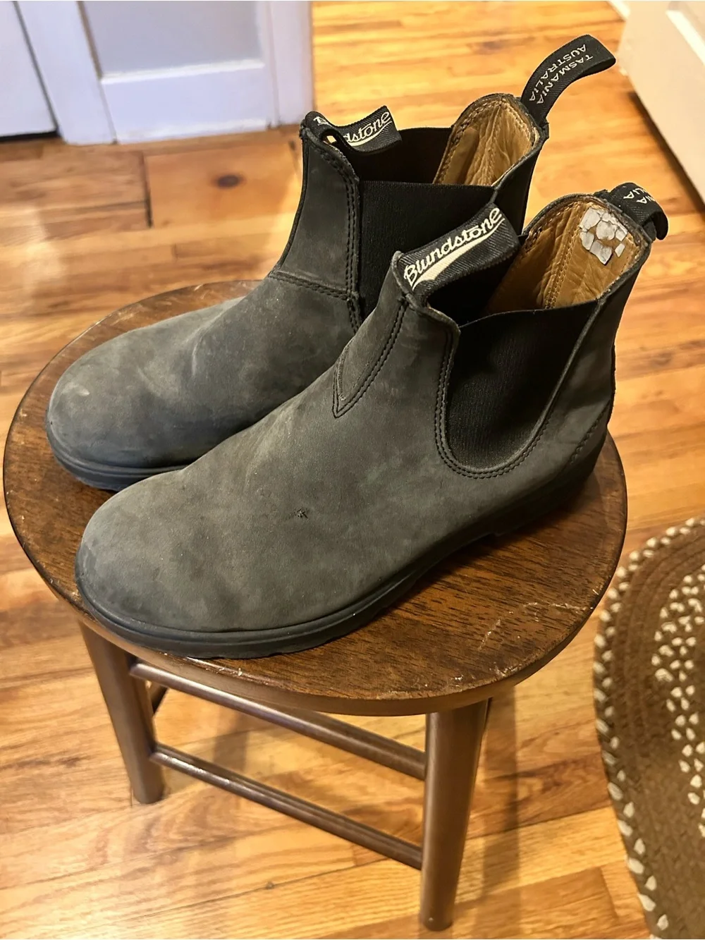 Blundstone Men's Classic Chelsea Boots - Rustic Black Sz 9.5